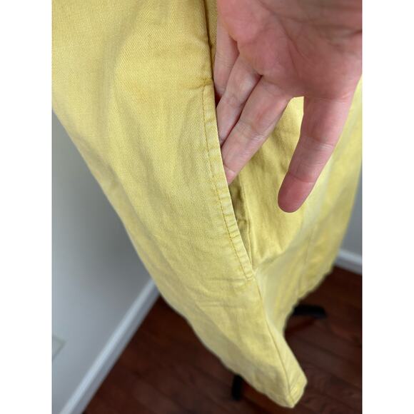 NWT Free People Cheyenne Denim Dress in Sand Dune - Small - Picture 7 of 10